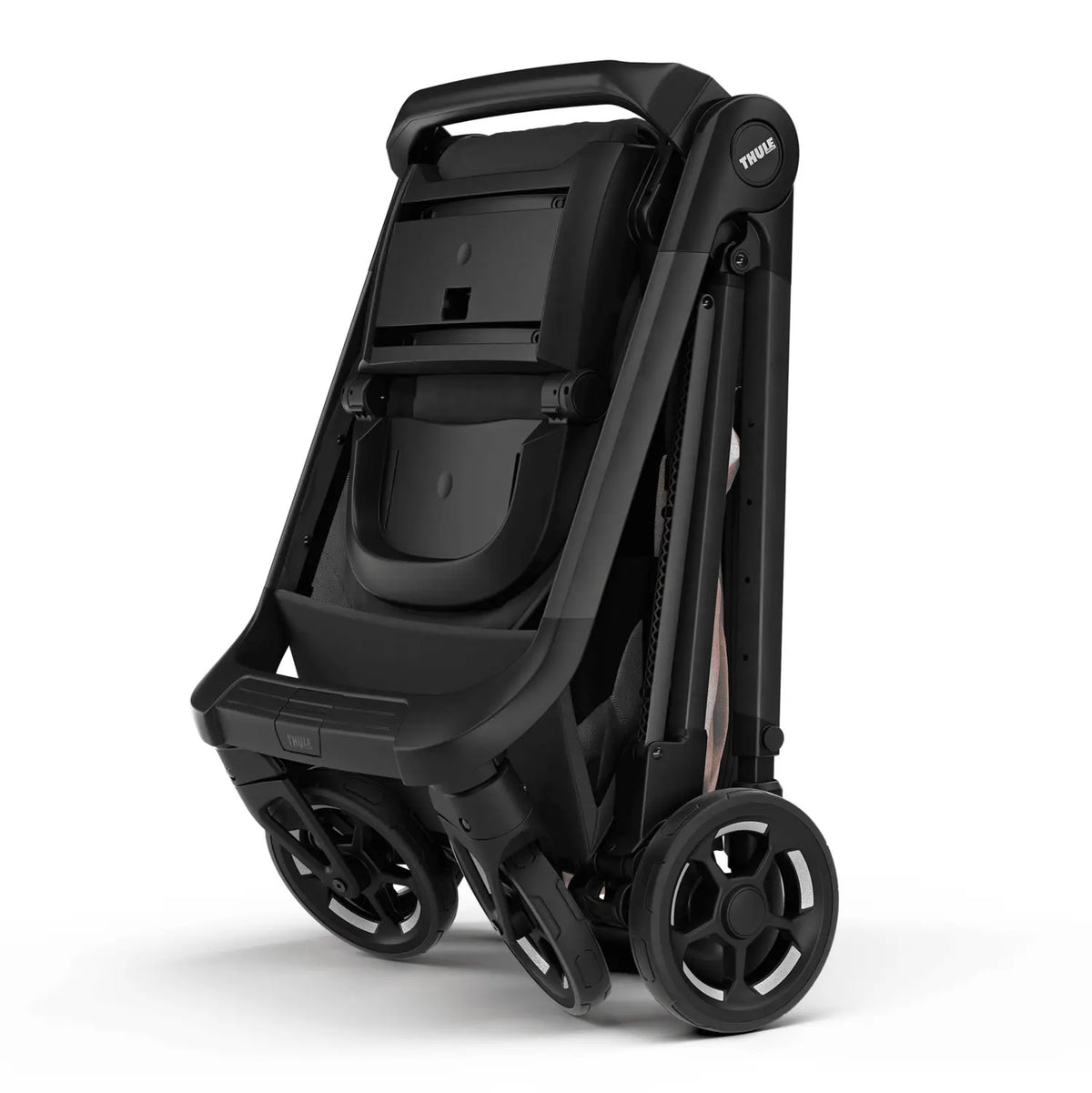 B-Ware Thule Buggy Kinderwagen Shine Sportwagen Misty Rose Schwarz Sitz Umsetzbar