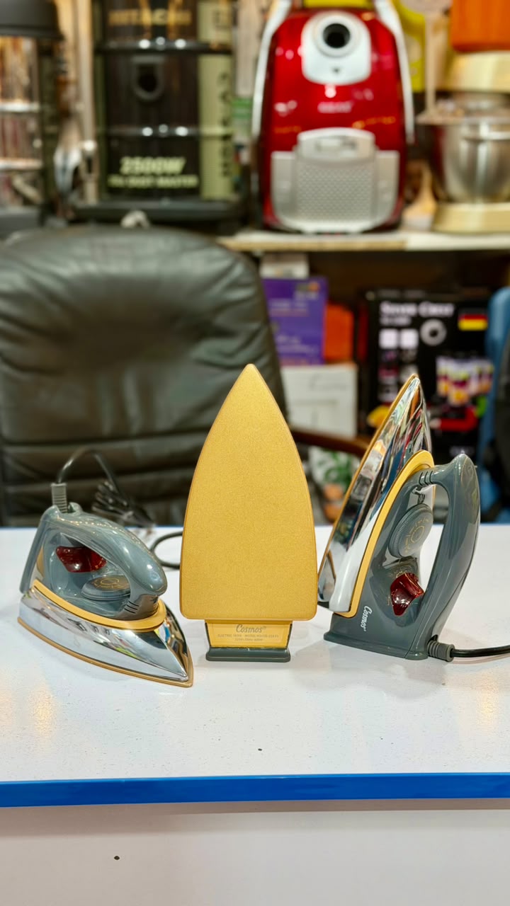 Cosmos Electric Iron CIS-318 F1 golden plate