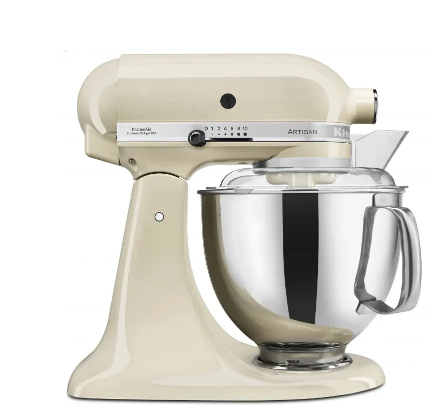KitchenAid 4,8 L 5KSM175 Artisan Küchenmaschine Meatlover mit Ganzmetall- Fleischwolf und Spritzgebäckvorsatz
