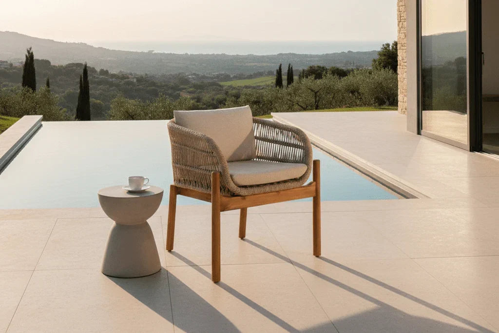 2er Set - Gartenstuhl Sorrento aus Akazienholz