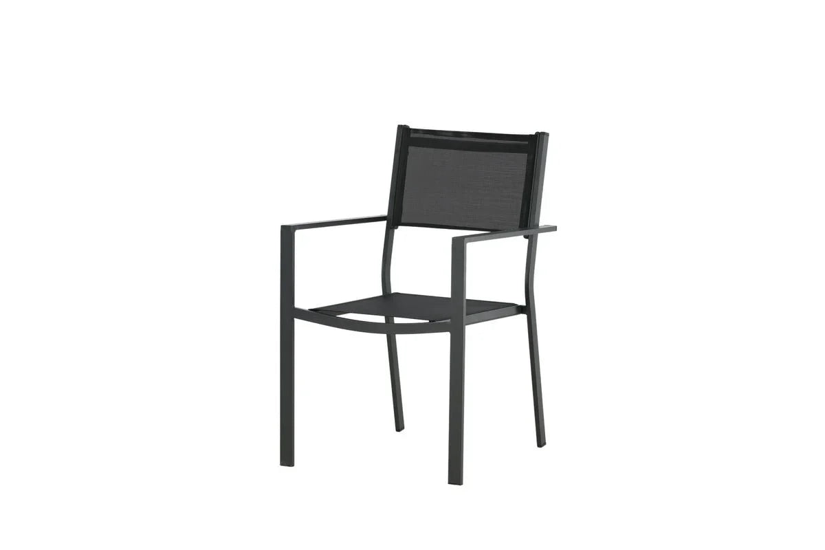 2er Set - Gartenstuhl Karibik aus Aluminium/Textilene
