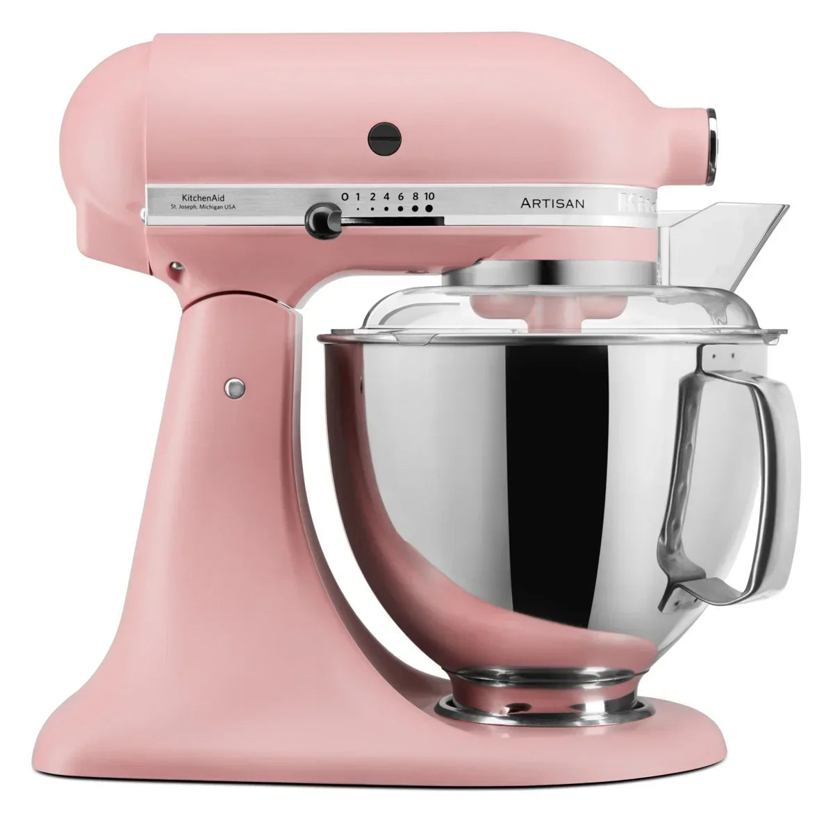 KitchenAid 4,8 L 5KSM175 Artisan Küchenmaschine Pastrylover mit Kunststofffleischwolf+Spritzgebäckvorsatz und Patisserie Buch