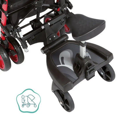 B-Ware Little One Zusatzsitz Aufsatz Buggy Board Kinder Sitz Schwarz