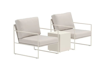 Garten Lounge Set Karino – 3 teiliges Set in Beige