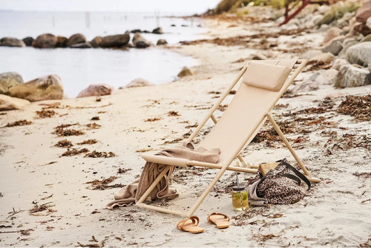 Sedia da giardino/spiaggia Solento – pieghevole con schienale regolabile in 4 posizioni