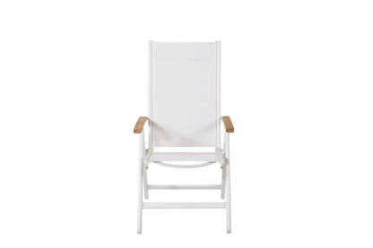 2er Set - Gartenstuhl GranCanaria aus Textilene/Aluminium in Schwarz, Weiß oder Beige