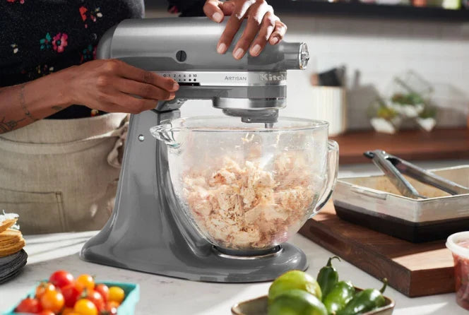 KitchenAid 4,8 L 5KSM185 Artisan Küchenmaschine Pastalover 3er Nudelwalzenset