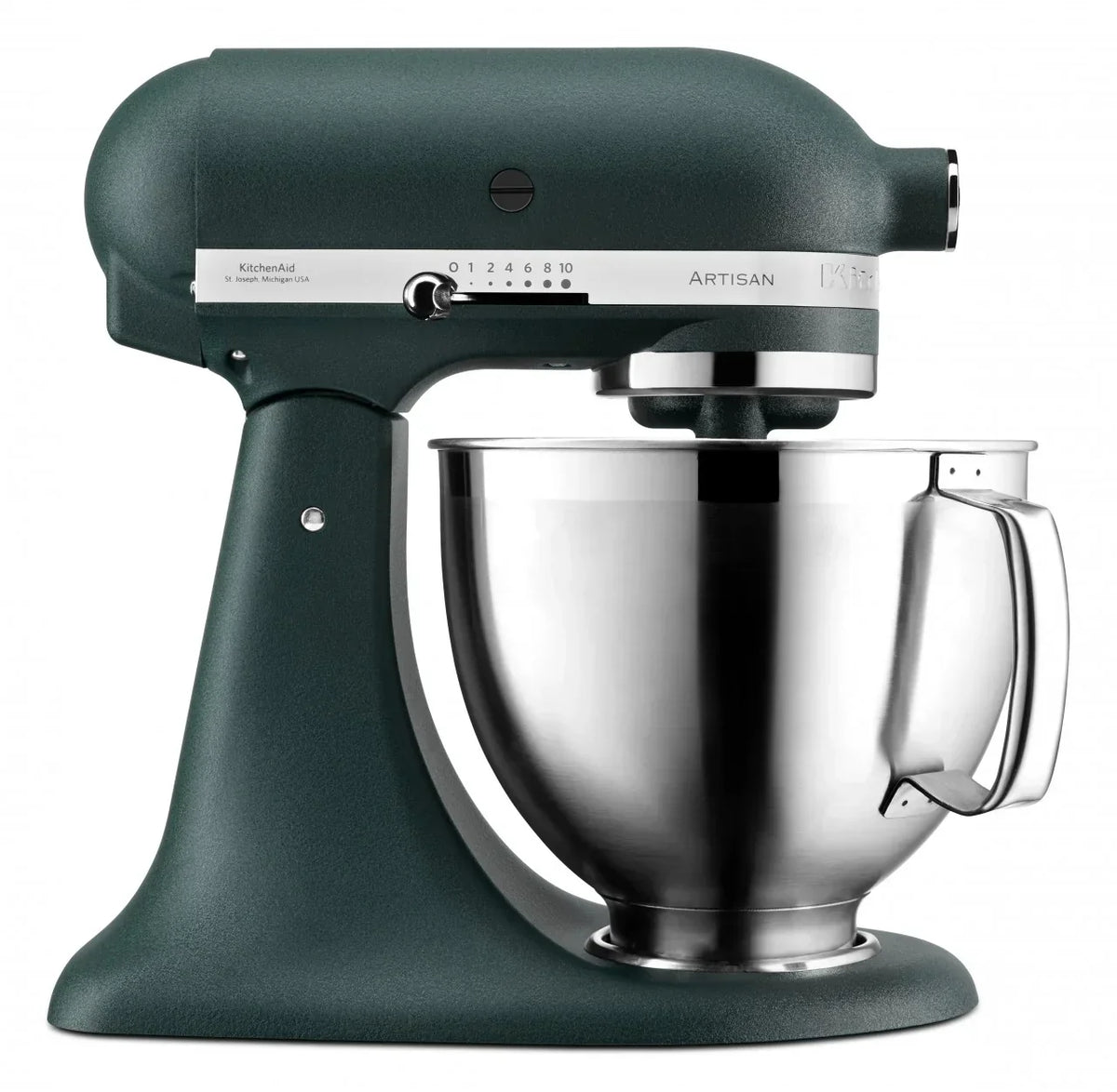 KitchenAid 4,8 L 5KSM185 Artisan Küchenmaschine Beginnerset Artisan Gemüseschneider+Flexirührer