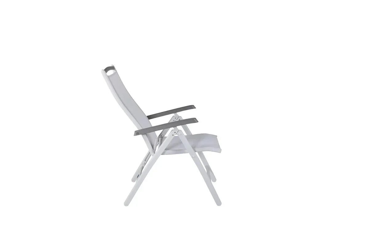 2er Set - Gartenstuhl Kara - Gestell aus Aluminium, verstellbar
