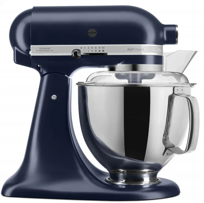 KitchenAid 4,8 L 5KSM175 Artisan Küchenmaschine Breadlover mit Messerschmidt Getreidemühlenvorsatz + Brotbackschüssel
