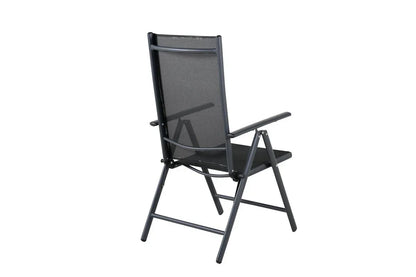 2er Set - Gartenstuhl Bologna aus Textilene/Aluminium