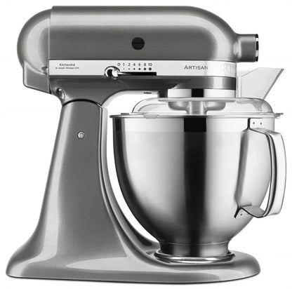 KitchenAid 4,8 L 5KSM185 Artisan Küchenmaschine Allrounderset Fleischwolf+Spritzgebäck+Gemüseschneider