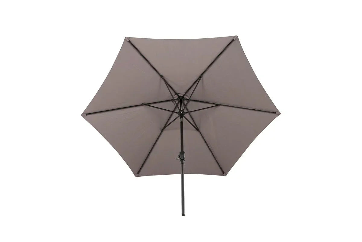 Sonnenschirm Imperia – Ø300 cm aus grauem Polyester