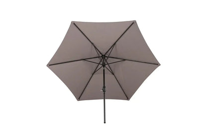 Sonnenschirm Imperia – Ø300 cm aus grauem Polyester