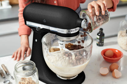 KitchenAid 4,8 L 5KSM175 Artisan Küchenmaschine Glasset mit Glasschüssel