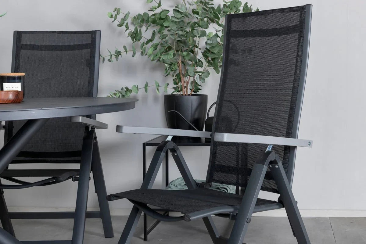 2er Set - Gartenstuhl Montenegro aus Textilene/Aluminium