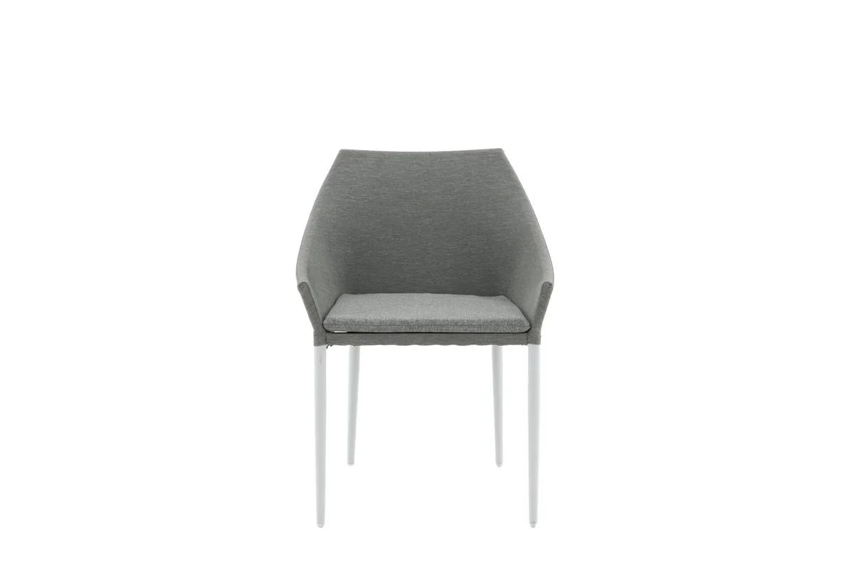 2er Set - Gartenstuhl Sophia aus Aluminium/Polyester