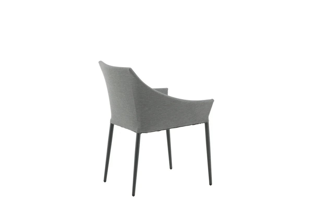 2er Set - Gartenstuhl Sophia aus Aluminium/Polyester