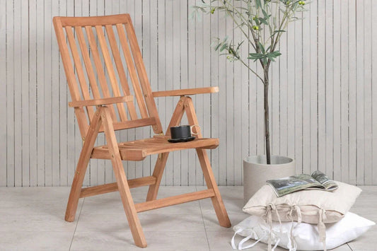 Sedia da giardino Taki - in teak con finitura naturale