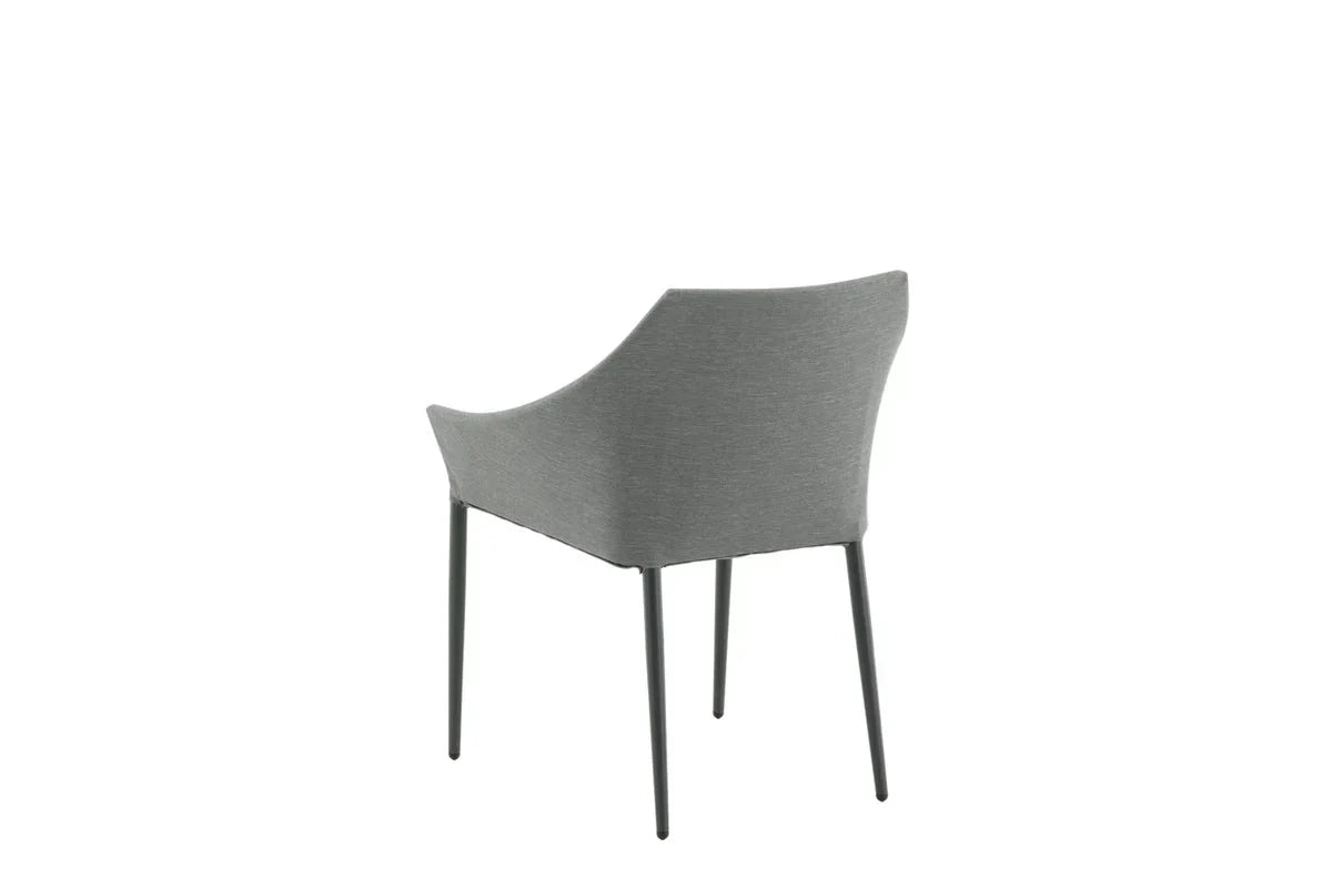 2er Set - Gartenstuhl Sophia aus Aluminium/Polyester