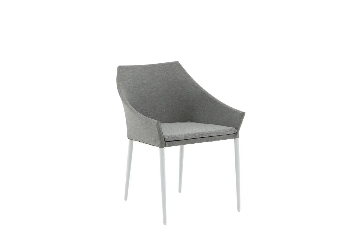 2er Set - Gartenstuhl Sophia aus Aluminium/Polyester