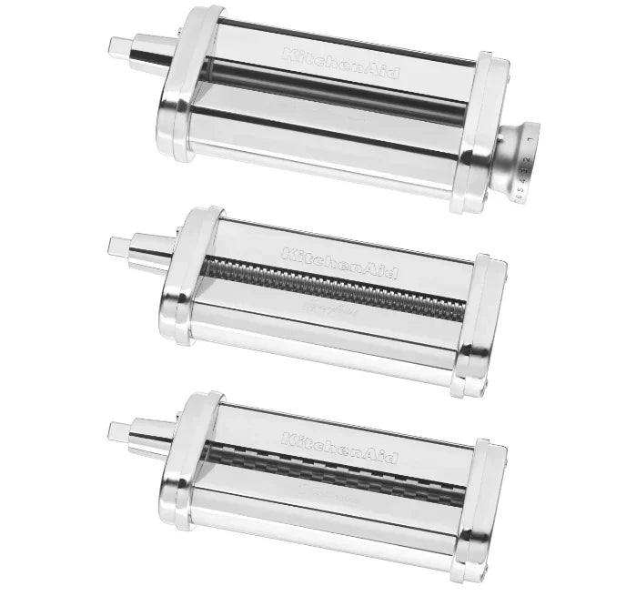 KitchenAid 4,8 L 5KSM175 Artisan Küchenmaschine Pastalover mit Nudelwalzen 3er- Set