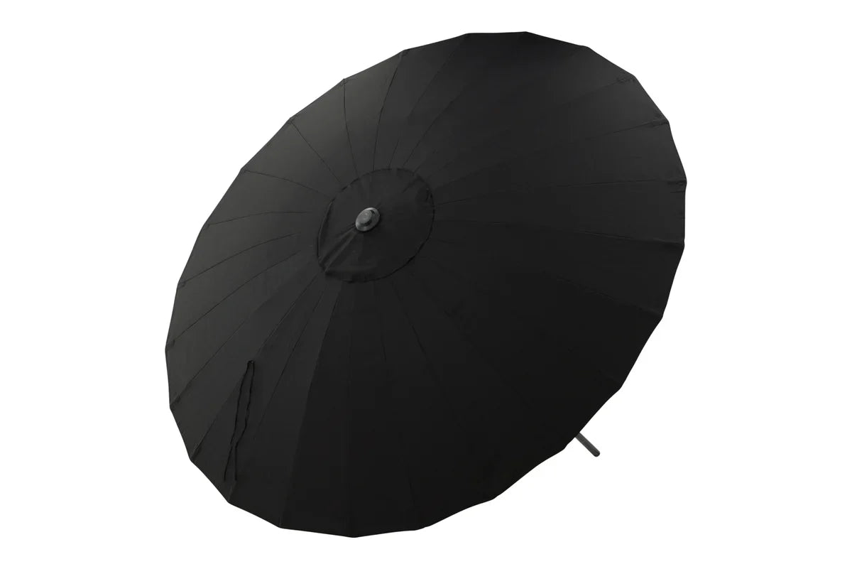 Garten Sonnenschirm Palma – Ø270 cm verfügbar in Weiß, Schwarz, Grau und Blau