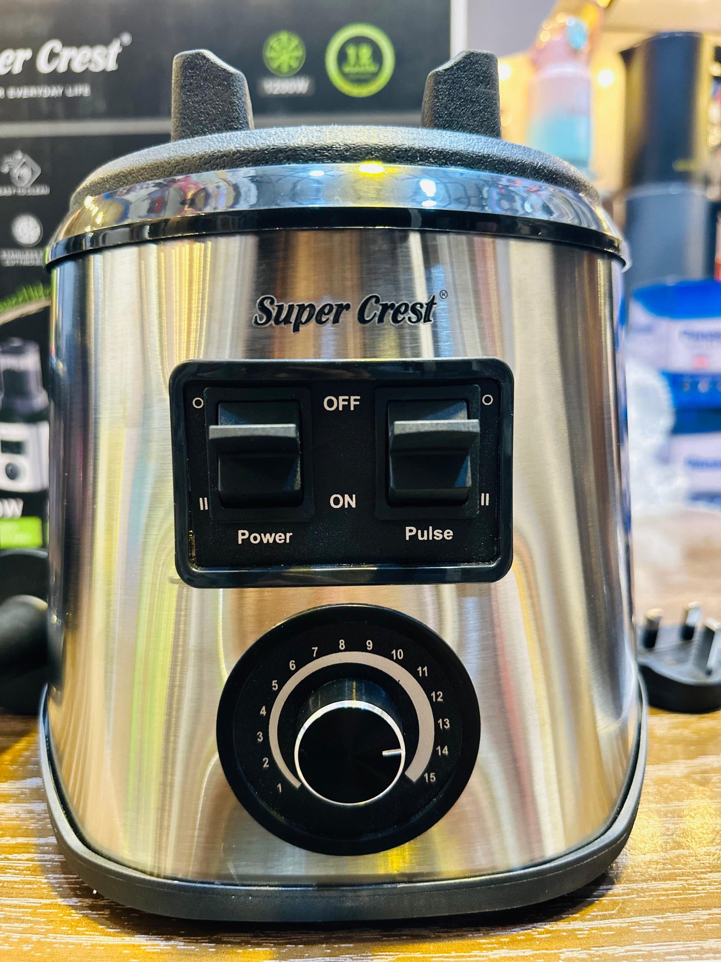 Super Crest 3-in-1 Kitchen Appliance Set - Blender, Food Processor & Coffee Grinder