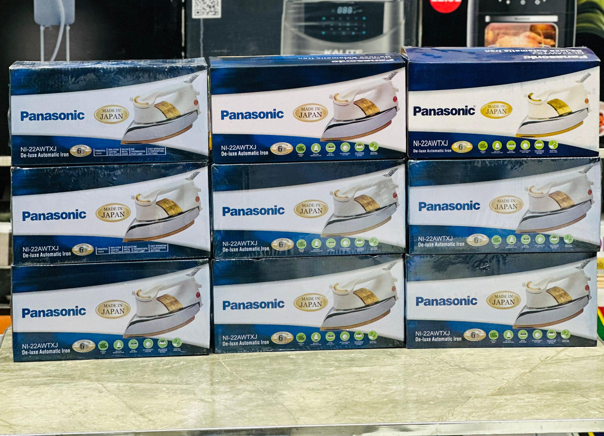 panasonic iron nonstick plate 3 plug 5 years warranty