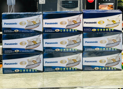 panasonic iron nonstick plate 3 plug 5 years warranty