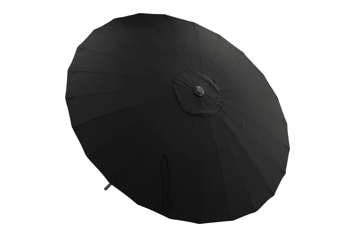 Garten Sonnenschirm Palma – Ø270 cm verfügbar in Weiß, Schwarz, Grau und Blau