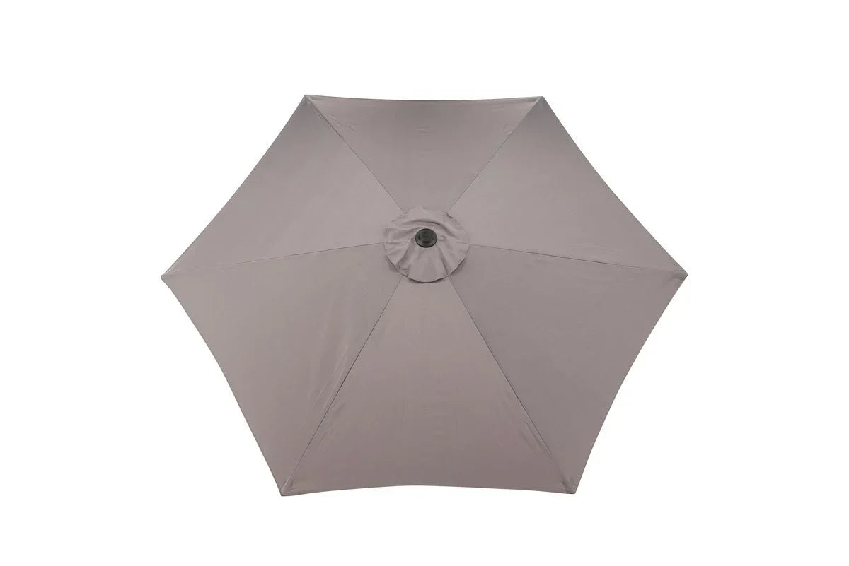 Sonnenschirm Imperia – Ø300 cm aus grauem Polyester