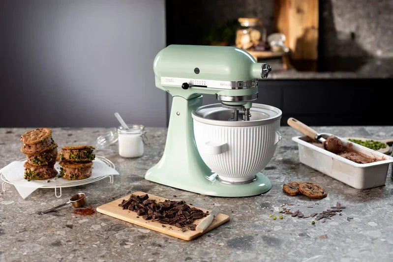 KitchenAid 4,8 L 5KSM175 Artisan Küchenmaschine Icelover mit Eiszubereiter