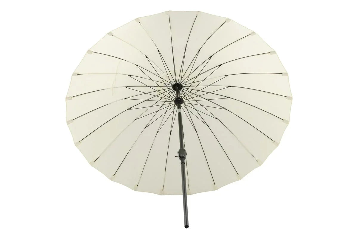 Garten Sonnenschirm Palma – Ø270 cm verfügbar in Weiß, Schwarz, Grau und Blau