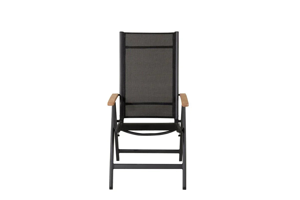 2er Set - Gartenstuhl GranCanaria aus Textilene/Aluminium in Schwarz, Weiß oder Beige