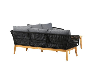 Garten Lounge Set Renavo – 2 teiliges Set aus Akazie & Polyester