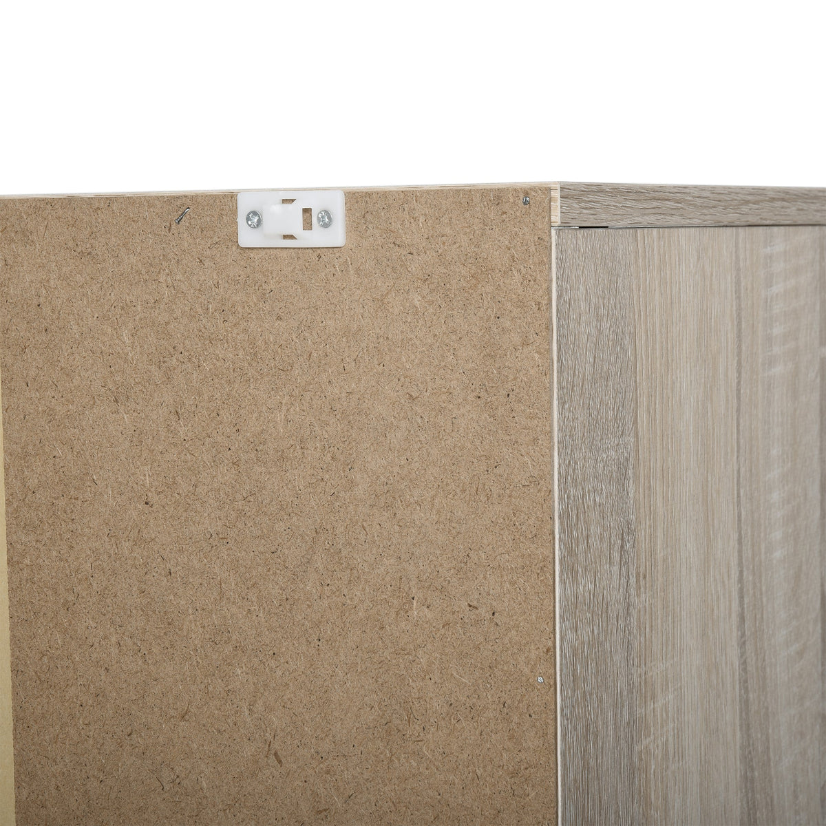 HOMCOM 2-in-1 Schuhschrank für Schuhe und Regenschirme, Großer Schrank mit verstellbarem Regal für 12 Paar, 79x26x120 cm, Holz