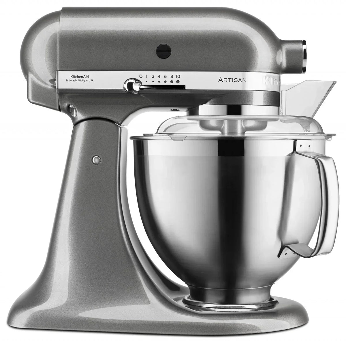 KitchenAid 4,8 L 5KSM185 Artisan Küchenmaschine Flexiset Artisan + Flexirührer