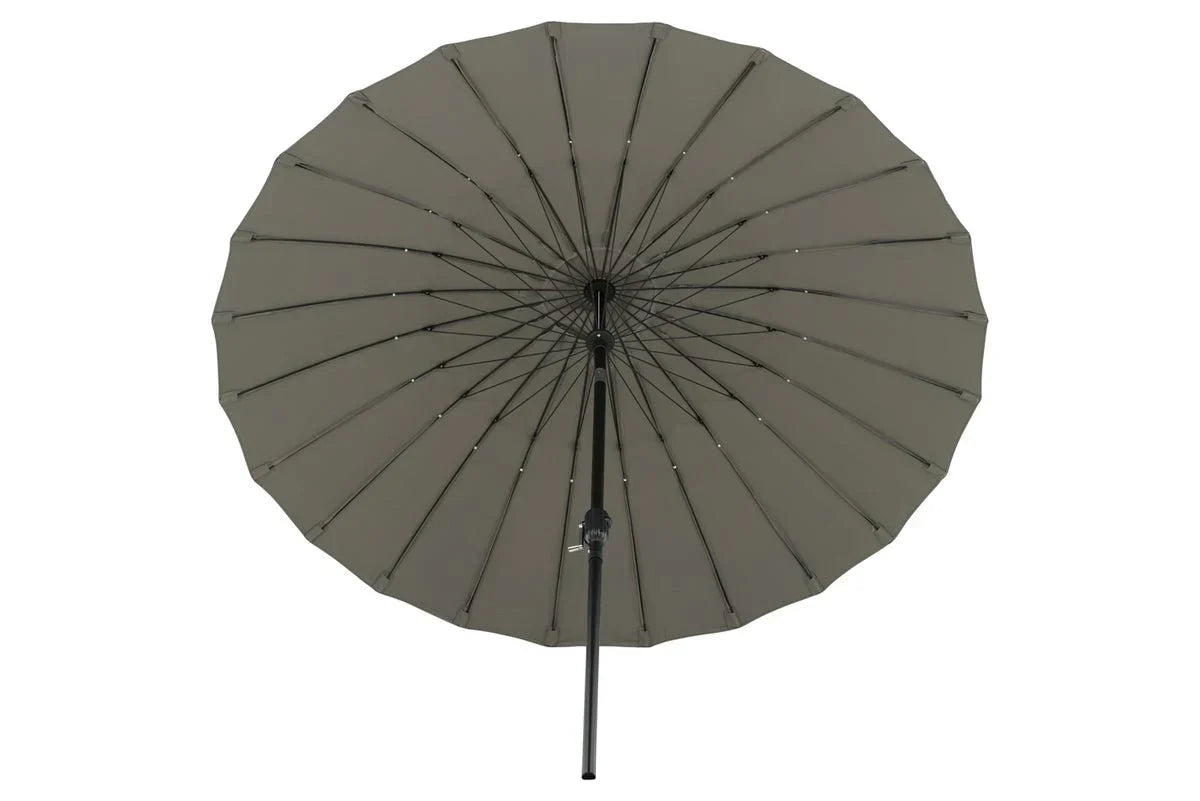 Garten Sonnenschirm Palma – Ø270 cm verfügbar in Weiß, Schwarz, Grau und Blau