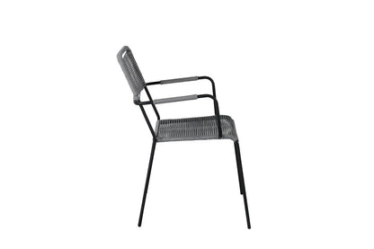 2er Set - Gartenstuhl Marla aus Metall/Polyester
