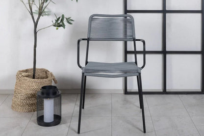 2er Set - Gartenstuhl Marla aus Metall/Polyester