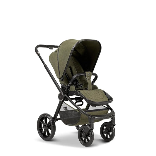 MOON Buggy SPORT, Moss Green/Melange, Sportwagen-Buggy mit Liegefunktion, bis 22kg, UV-Schutz 50+, zusammenklappbar, großer Korb, Kollektion 2024