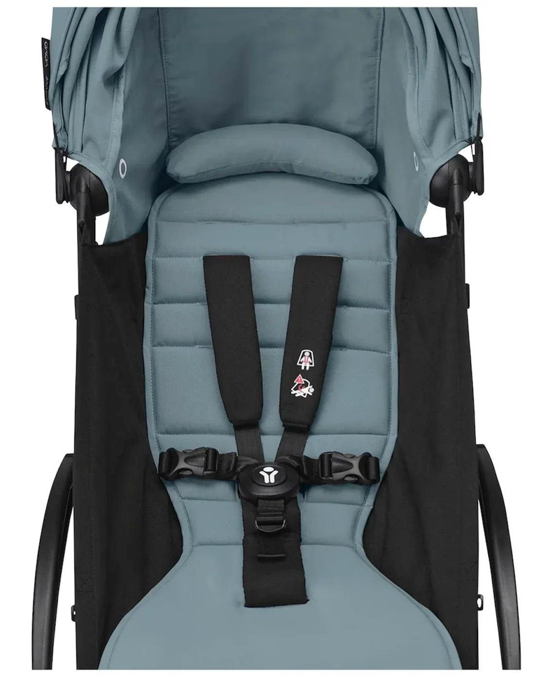 Stokke Buggy YOYO3 Black Frame + Stokke 2 (Babyzen) 6+ Textile Set