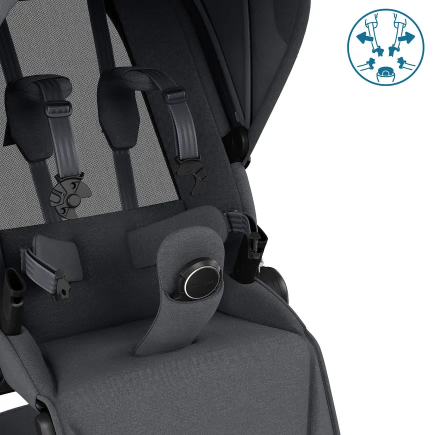 B-Ware Maxi Cosi Premi Fame Gestell Twillic Graphite Kombikinderwagen Kinderwagen