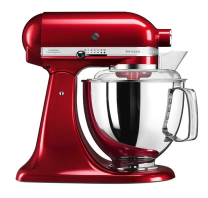 KitchenAid 4,8 L 5KSM175 Artisan Küchenmaschine Meatlover mit Ganzmetall- Fleischwolf und Spritzgebäckvorsatz