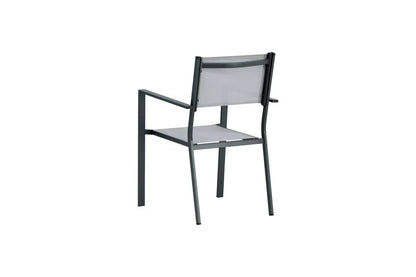 2er Set - Gartenstuhl Karibik aus Aluminium/Textilene