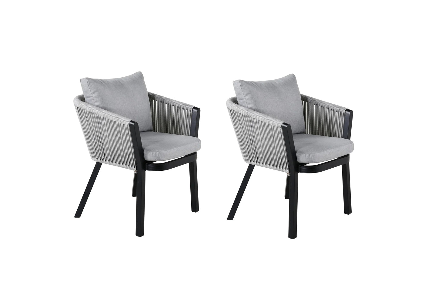2er Set - Gartenstuhl Myria aus Metall/Polyester