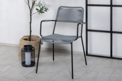 2er Set - Gartenstuhl Marla aus Metall/Polyester