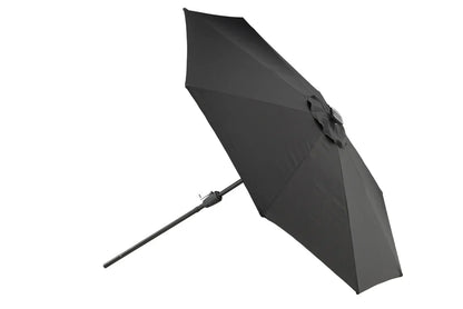 Sonnenschirm Lightning – Ø270 cm in wahlweise Schwarz oder Grau